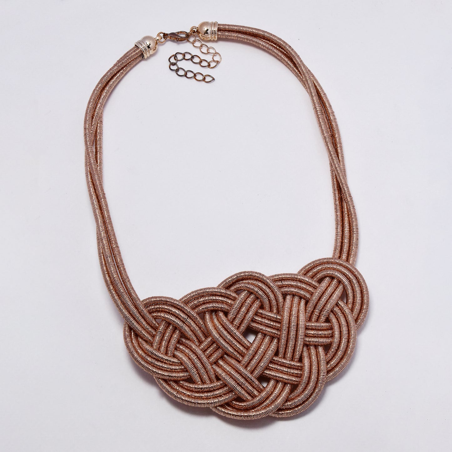 YN7512 -  Weave detail 50cm + 5cm necklace