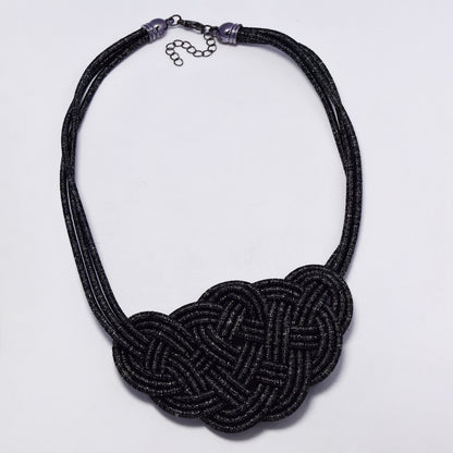 YN7512 -  Weave detail 50cm + 5cm necklace