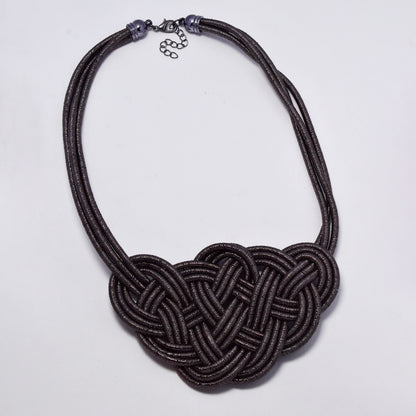 YN7512 -  Weave detail 50cm + 5cm necklace