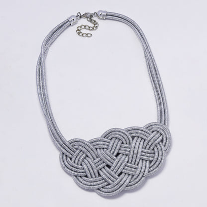 YN7512 -  Weave detail 50cm + 5cm necklace