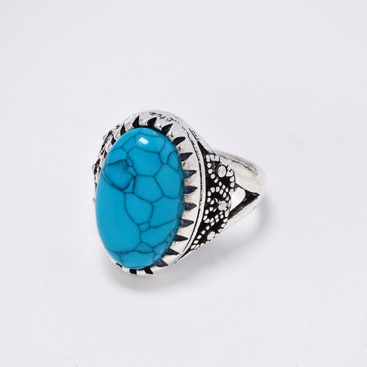 YR6785 -Fashion turquoise stone signet ring