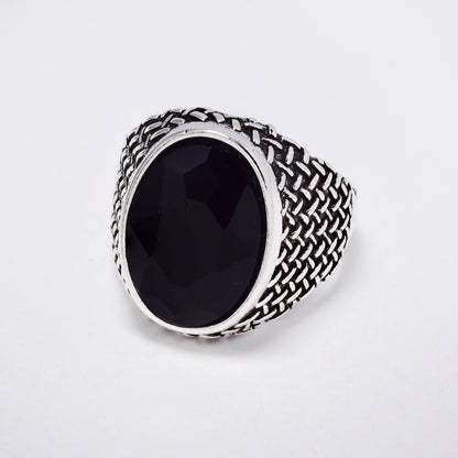 YR6794 - Fashion statement woven detail ring