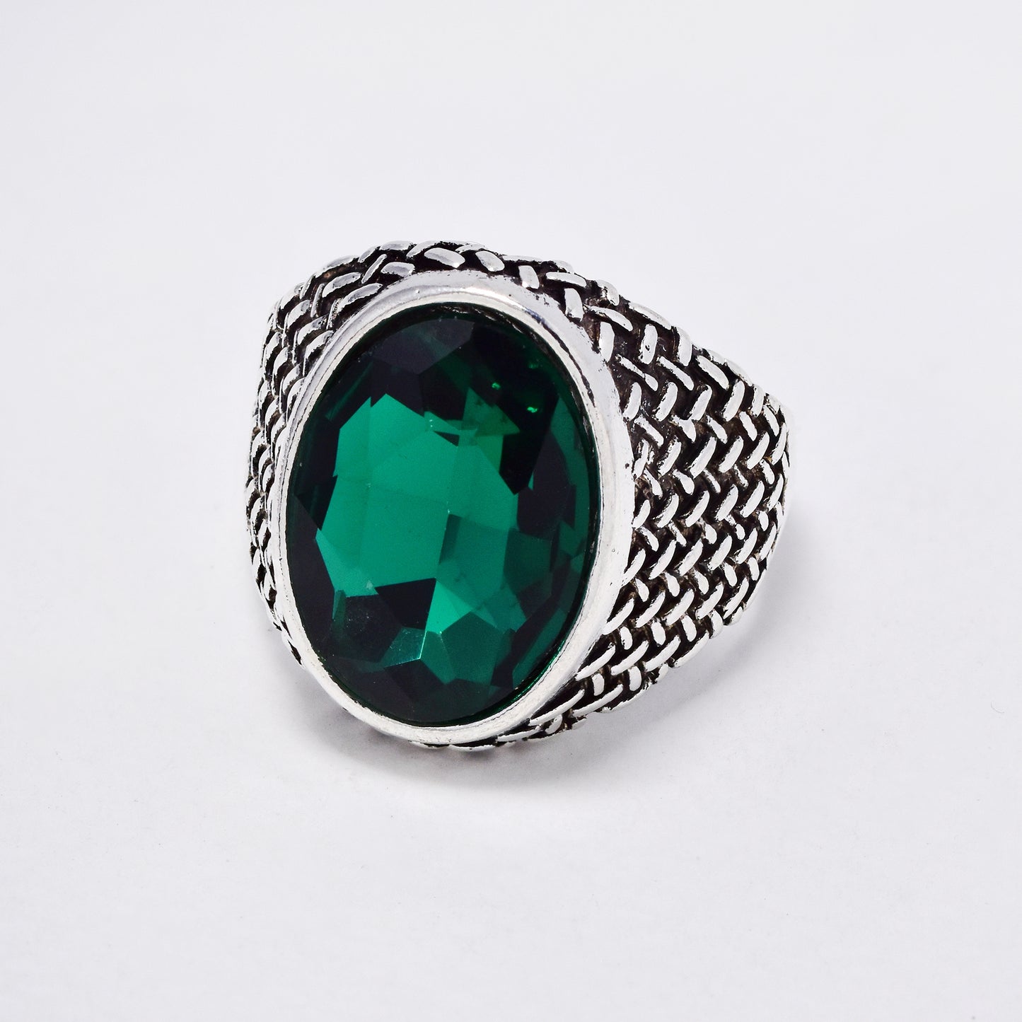 YR6794 - Fashion statement woven detail ring