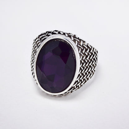 YR6794 - Fashion statement woven detail ring