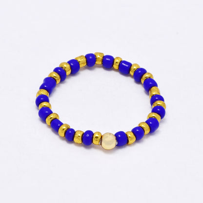 YR7545 - Beaded stretch ring