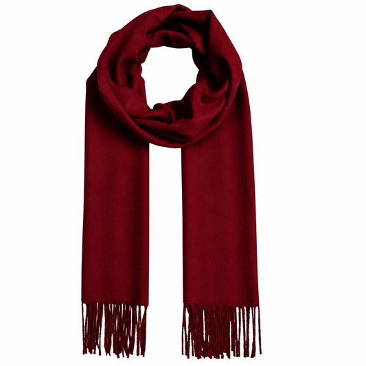 YS3232-M - Colour soft touch winter scarf - Maroon