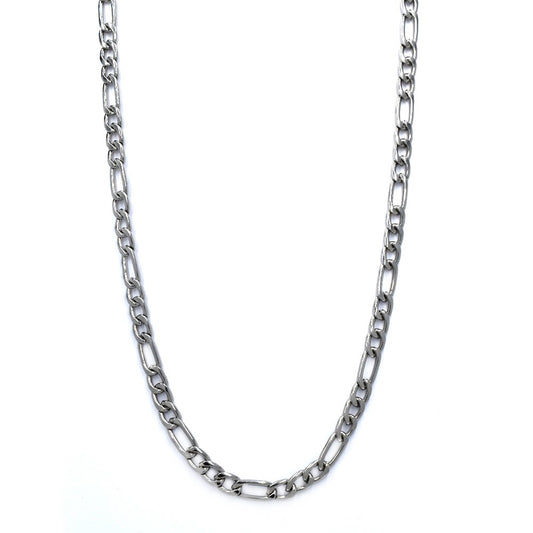 Fashion figaro chain 52cm + 8cm extension, 5mm width necklace